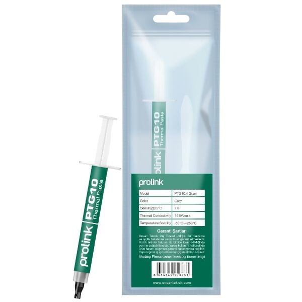 PTG10 14,5W/mk 4Gr Şırınga Termal Macun