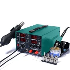 Prolink 853D 5A Sıcak Hava Üfleme-Isı Kontrollu Lehimleme-30V 5A Güç Kaynağı