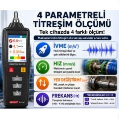 Wintact WT63C Vibrasyon Titreşim Ölçer