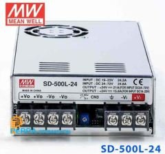 Mean Well SD-500L-24 Tek Çıkış 19-72 V Giriş 24V Çıkış 500W DC-DC Converter