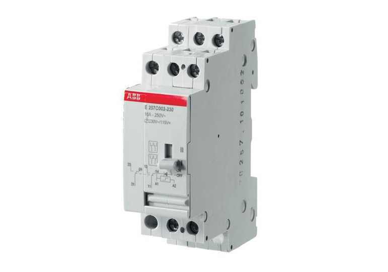 ABB 2x16A 24VAC/12VDC E 257 C Darbe akım anahtarları