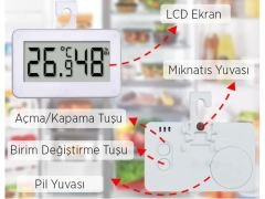 Loyka BT3500 Mini Buzdolabı Sıcaklık ve Nem Ölçer