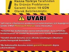 Hanna HI-9812-51 Harici Problu pH / EC / TDS / Sıcaklık Ölçer