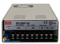 Mean Well SD-350C-24 Tek Çıkış 36-72 V Giriş 24V Çıkış 350W DC-DC Converter