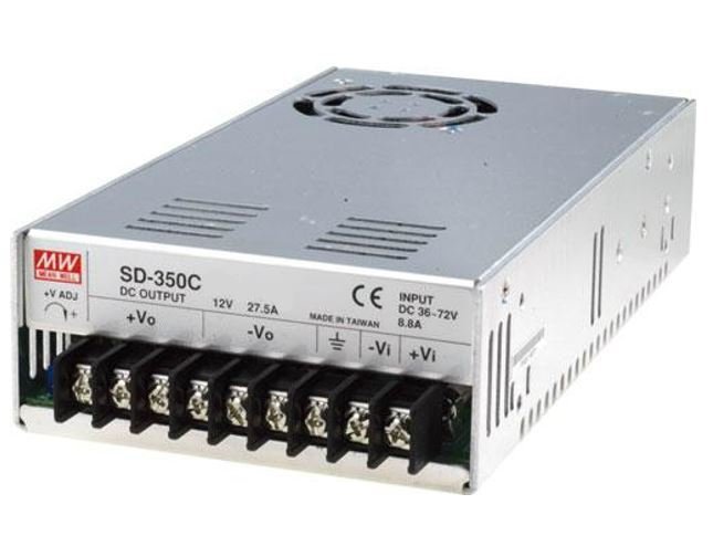 Mean Well SD-350C-12 Tek Çıkış 36-72 V Giriş 12V Çıkış 350W DC-DC Converter