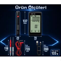 Victor 925 True RMS Akıllı Dijital Multimetre