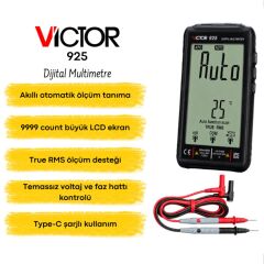 Victor 925 True RMS Akıllı Dijital Multimetre