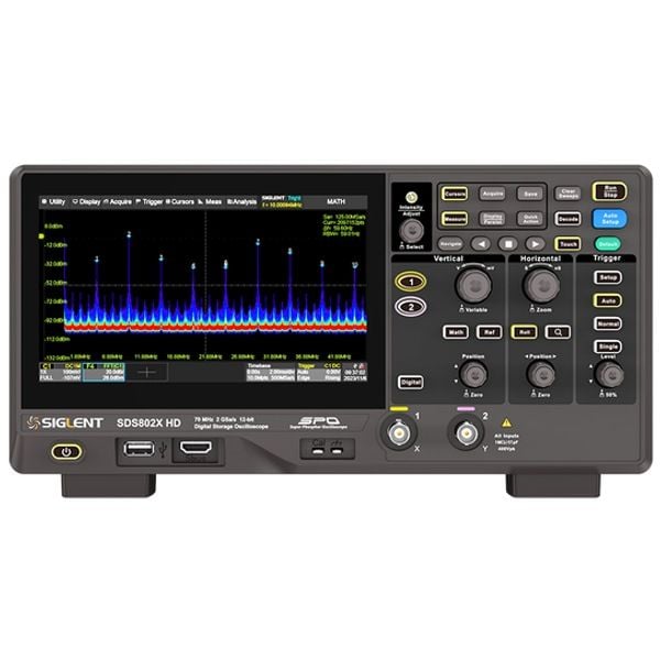 Siglent SDS812X HD 2Kanal 100MHz 12bit Osiloskop