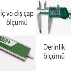 İnsize 1108-150 Dijital Kumpas | 0-150mm