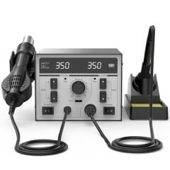 Atetool AM877D+ 750W Sıcak Hava Üflemeli Havya İstasyonu