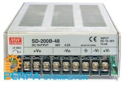 Mean Well SD-200B-48 Tek Çıkış 19-36 V Giriş 48 V Çıkış 200W DC-DC Converter