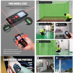 Proskit NT-6370 Lazer Mesafe Ölçer Lazermetre (70m)