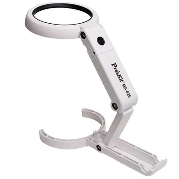 Proskit MA-025 Katlanabilir Usb Ledli Büyüteç