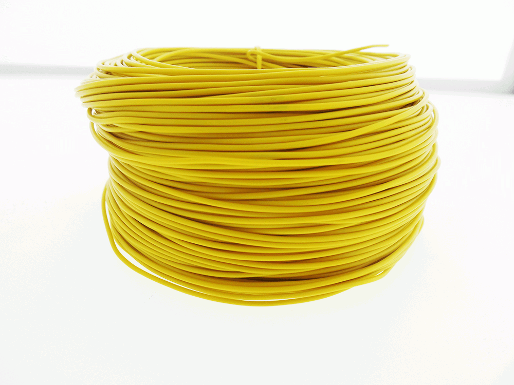 0.22mm Çok Damarlı Nyaf Kablo Sarı 100mt