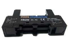 SC-42 8 Pin Ray Montaj Kısa Tip Röle Soketi