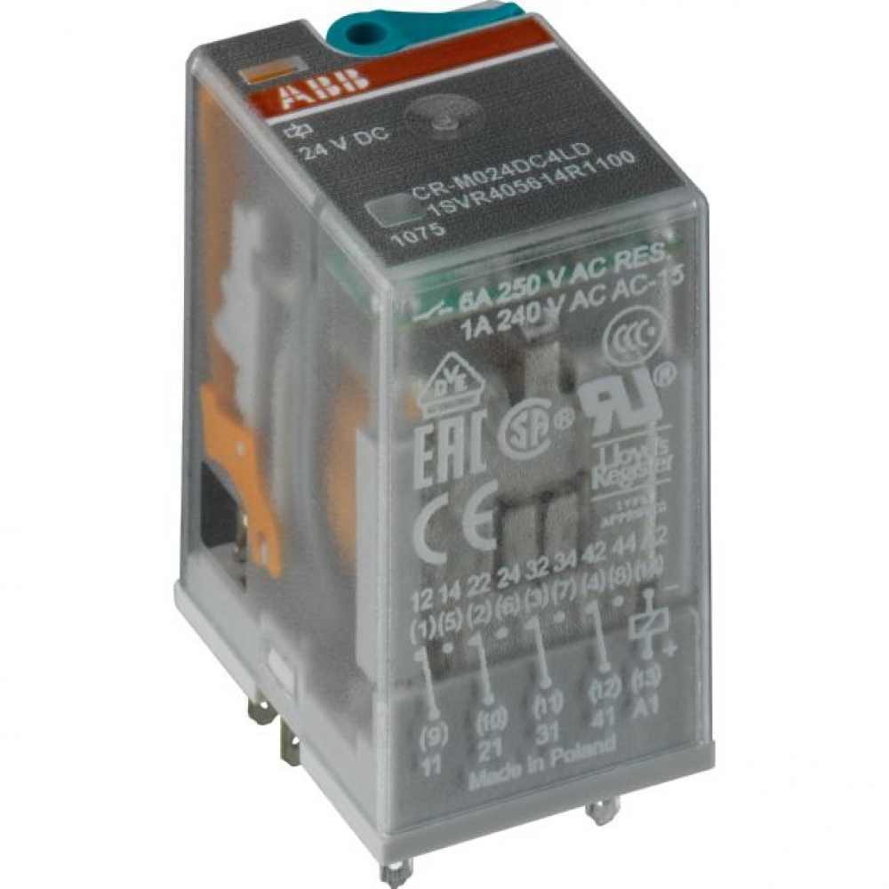 ABB CR-M024DC3 Tipi Kontak : 3 A/K Anahtarlama kapasitesi: 250V-10 A Minyatür röle
