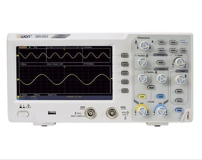 Owon SDS1022 20 Mhz 2 Kanal Dijital Osiloskop