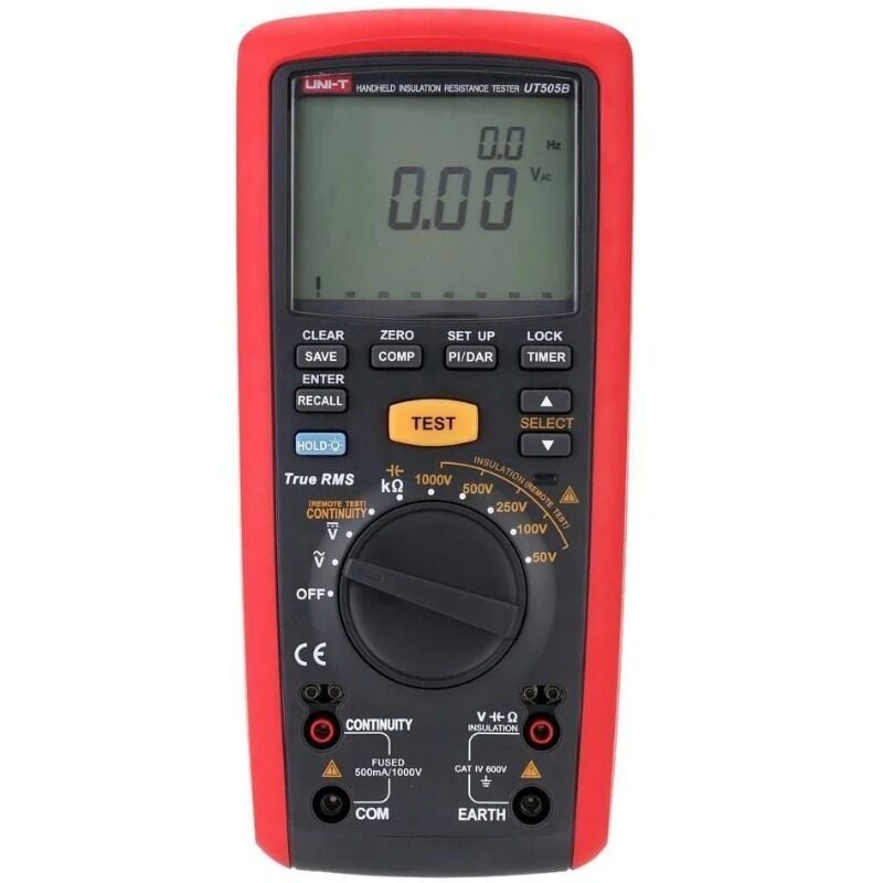 Unit UT505B 0.1nF ~ 500μF İzolasyon Direnç Test Cihazı