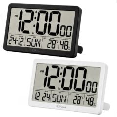Loyka LCD75 Dijital LCD Saat Termometre | Tarih, Sıcaklık ve Nem Göstergeli