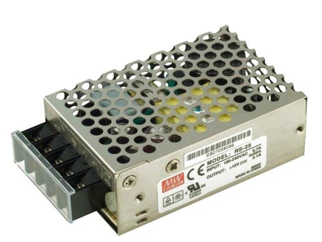 Mean Well RS-25-24 -24VDC 1.1A Metal Kasa Güç Kaynağı