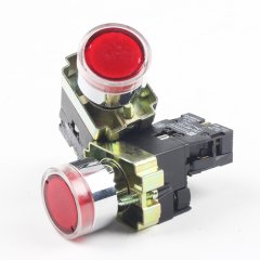 BW3462 Işıklı Metal Yaylı Buton N/C