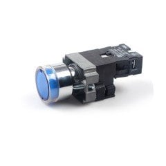 BW3661 Işıklı Metal Yaylı Buton N/O