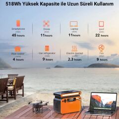 Cepini GT500 500W Taşınabilir Güç Kaynağı Powerbank