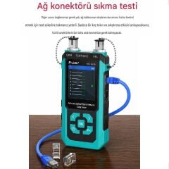 Proskit MT-7628 Çok Fonksiyonlu Fiber Optik ve Ağ Kablosu Test Cihazı