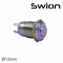 12mm Metal LED'li Yaylı Buton