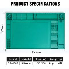Proskit DP-4530 Isıya Dayanıklı Lehimleme Masa Matı