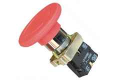 BS642 Kalıcı Çevirmeli Metal Acil Stop Butonu N/C