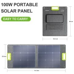 Cepini SP-100 100W Taşınabilir Katlanabilir Güneş Paneli