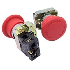 BS542 Kalıcı Çevirmeli Metal Acil Stop Butonu N/C