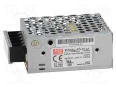 Mean Well RS-15-24 -24VDC 0.63A Metal Kasa Güç Kaynağı