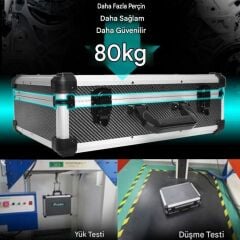 Proskit TC-756 Lüks Alüminyum ve Karbon Fiber Takım Çantası