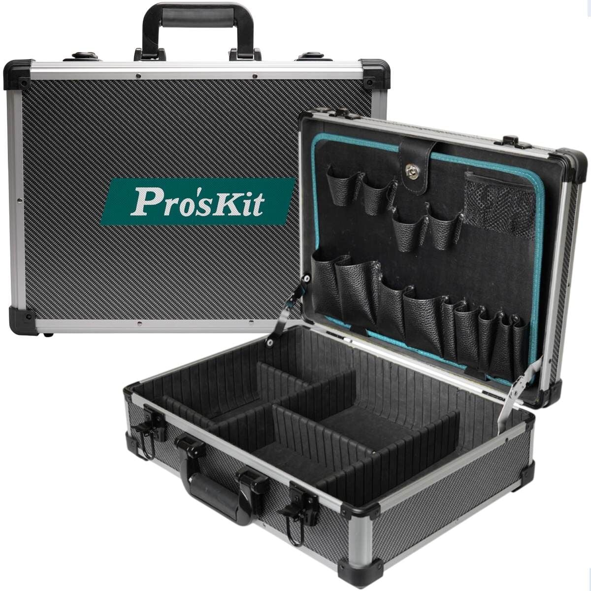 Proskit TC-756 Lüks Alüminyum ve Karbon Fiber Takım Çantası