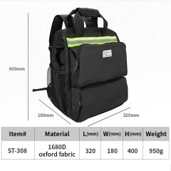 Proskit ST-308 Çok Fonksiyonlu Sırt Takım Çantası