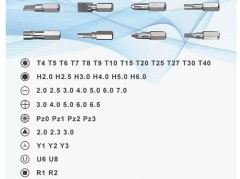 Jakemy JM-6124 48 Parça Fonksiyonel Tornavida Tamir Seti