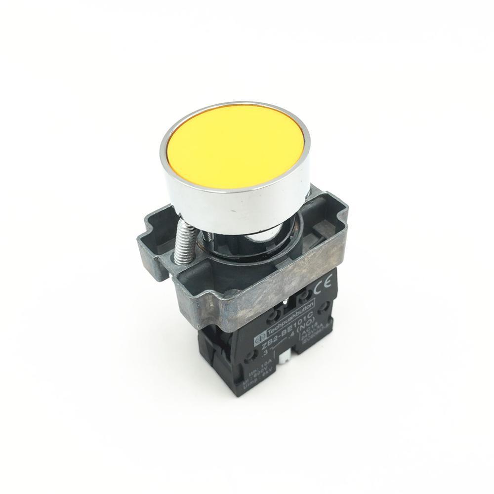 BA51 Metal Yaylı Buton N/O