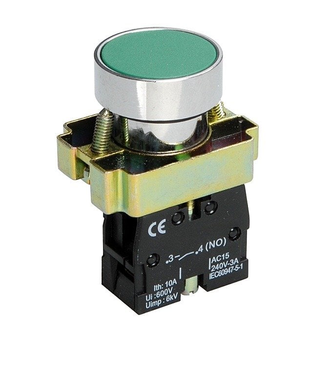 BA31 Metal Yaylı Buton NO