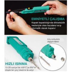 Proskit SI-B162 Pilli Kalem Havya