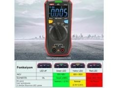 Unit UT123 Led Ekran Otomatik Multimetre