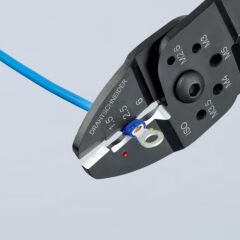 Knipex 97 22 240 Pabuç Sıkma ve Kablo Sıyırma Pensesi