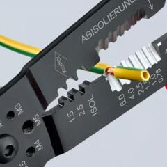 Knipex 97 21 215 Pabuç Sıkma ve Kablo Sıyırma Pensesi