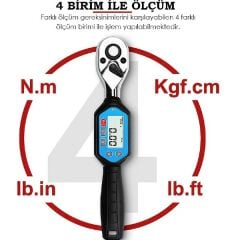 Loyka 30Nm AWM-30 Mini Dijital Torkmetre Tork Anahtarı
