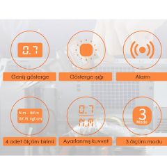 Loyka ANS-R-4 Dijital Torkmetre Tornavida Seti 4Nm