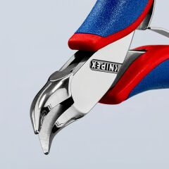Knipex 35 42 115 Elektronikçi Eğri Uçlu Kargaburun