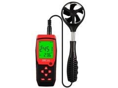 Tasi TA8165 Hava ve Rüzgar Hızı Ölçer Anemometre