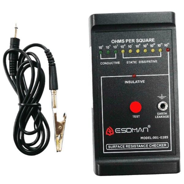 Antistatik ESD Yüzeysel Direnç Ölçer - Surface Resistance Meter