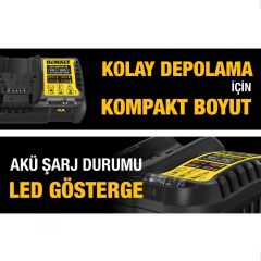 Dewalt DCB1104-QW 12/18V Lion Batarya Şarj Cihazi